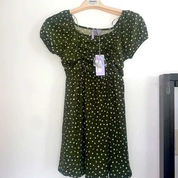 lularoe fitted dress Short-Sleeve Sunwashed Henley - Cream Flint Stripe main image 1